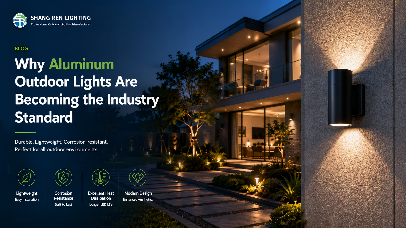 Why Aluminum Outdoor Lights Are Becoming the Industry Standard